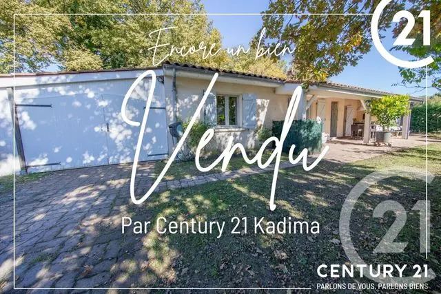 Maison vendue à Saint-Aubin-de-Médoc par CENTURY 21 Kadima